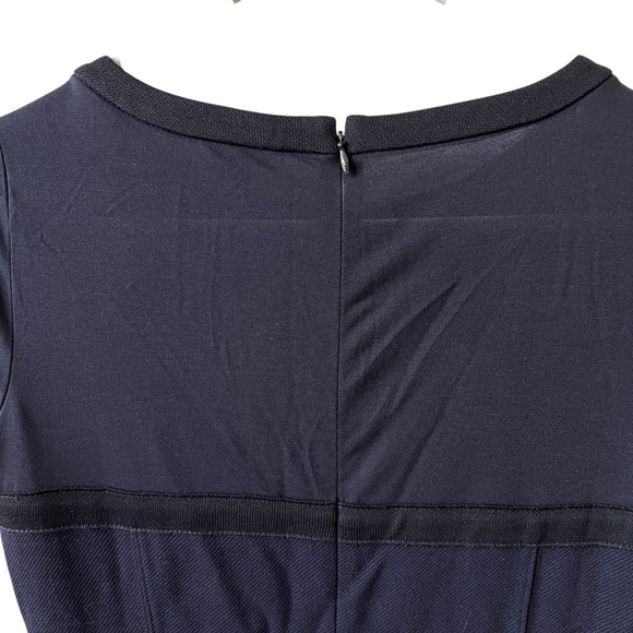 Ann Taylor Sheath Dress NWT sz 0 short sleeves Mixed Media Stretch classic - Picture 6 of 12